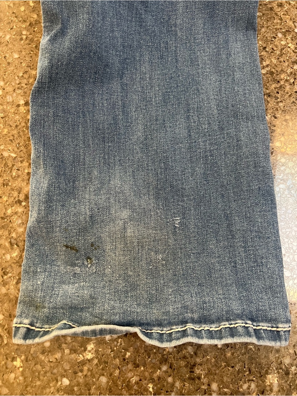Miss Me Light Blue Mid Rise Bootcut Jeans with Embroidered Feather Back Pockets - Picture 9 of 10